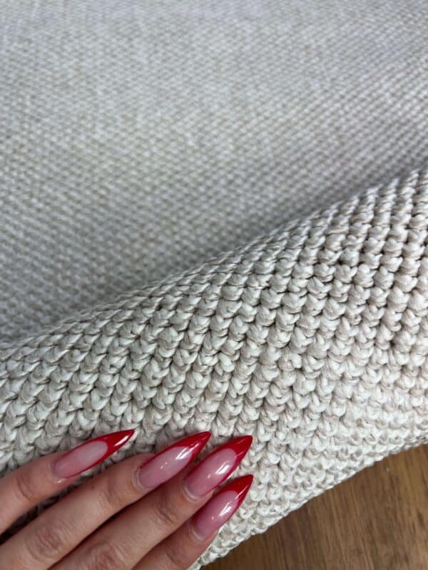 ⁦שטיח לולאות BROWN – דגם קרם⁩ – תמונה ⁦3⁩